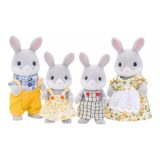 Família Dos Coelhos Cauda De Algodão Sylvanian Families 4030