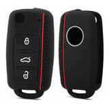 Funda Llave Silicon Vw Jetta Bora Golf Polo Vento Gol Seat .