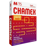 Papel Sulfite A4 Chamex Resma 500 Folhas 75g 210mmx297mm Branco