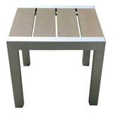 Mesa Auxiliar Surya Modelo Java En Aluminio Y Poliwood