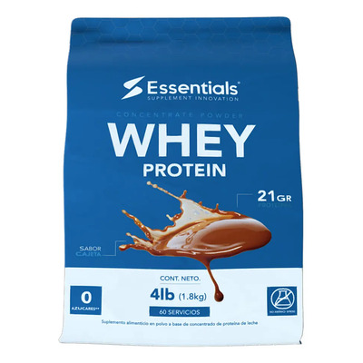 Essentials Protein Whey 4 Lbs Sabor Cajeta | MercadoLibre