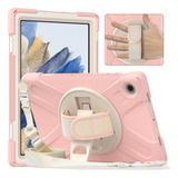 Funda Rudo + Correa Para Galaxy Tab A8 10.5 X200/x205 Kids