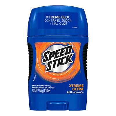 Desodorante En Barra Men Speed Stick Xtreme Ultra 50g Aloe Vera | Envío gratis