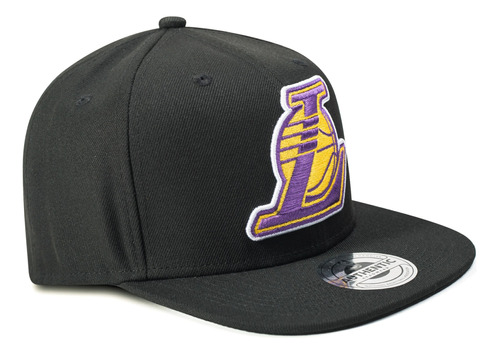 Jockey Los Angeles Lakers Nba Logo Grande Gorra Visera Plana