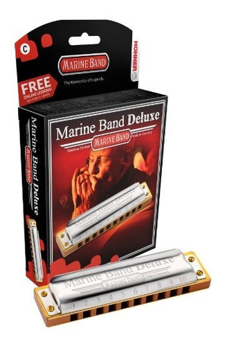 Hohner Inc M2005bx-g Marine Band Deluxe - Armonica Clave De 
