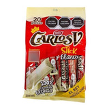 Carlos V Stick Blanco 20pz