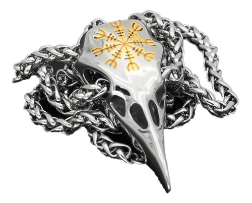 Collar Vikingo Amuleto Nordico Vegvisir Hombre 2021 X