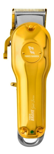 Cortador De Cabelo Mq Gold Series Force Brave  Gold 110v/220v