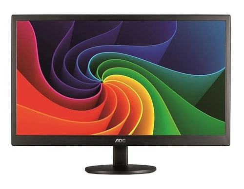 Monitor Aoc Led 18.5  E970swhnl Hdmi Vga Preto Bivolt