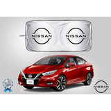 Cubresol Tapasol Con Marca Nissan Ventosas Versa 20-2023 T1