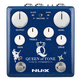 Nux Ndo-6 Queen Of Tone Pedal De Sobremarcha Doble Apilado C