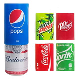 Funda Silicon Cubre Latas Oculta Cerveza Y Bebidas 355ml 