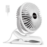 Ventilador De Escritorio Beskar Usb 6 Pulgadas 3 Vel Blanco