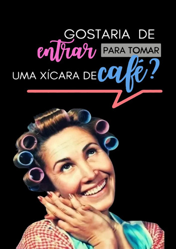 Placa Decorativa Quadro Café Dona Florinda 