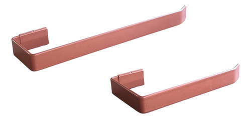 Kit Acessórios Para Banheiro Lavabo 2 Peças Rose Gold