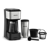 Krups Simply Brew - Cafetera Multiservicio 4 En 1 Con Vaso .