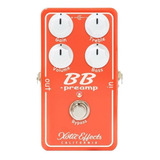 Pedal De Efeito Xotic California Bb Preamp V1.5  Laranja