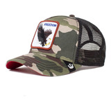 Gorra De Camionero Goorin Bros. Ajustable, Águila - Camo 2