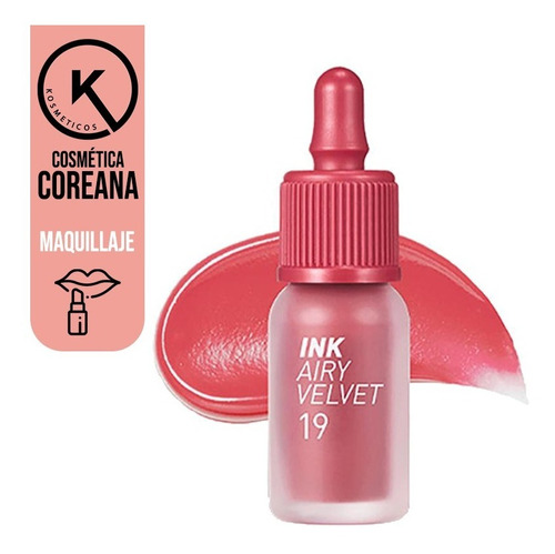 Peripera Tinte Labial Ink Airy Velvet Labios Cosmética Corea