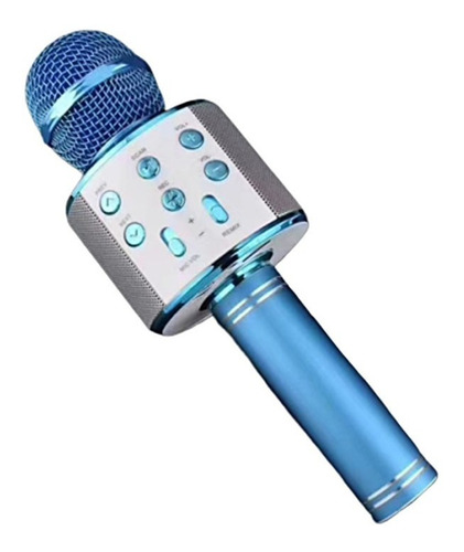Microfono Inalambrico Karaoke Con Bocina Bluetooth Mp3