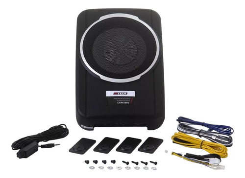 Subwoofer Slim Caixa Selada Slim Sound Premium Mitsubishi