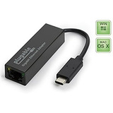 Enchufable Usb-c A 10/100/1000 Adaptador De Red Lan Ethernet