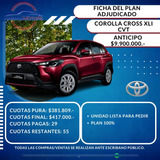 Corolla Cross Xli Cvt - *plan Adjudicado* (29c) 