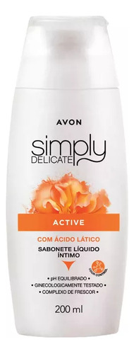 Sabonete Líquido Íntimo Active Avon Controle De Odor Simply