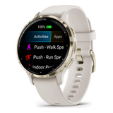 Smartwatch Garmin Venu 3s 010-02785-02 1.2  Caja 41mm, Malla  Blanca 010-02785-02