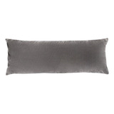 Almohadas Abrazables Largas Modernas Minimalistas Con 2 Pzas Color Gris