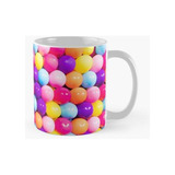 Taza Fondo De Globos Coloridos - Foto Real, Concepto De Cele