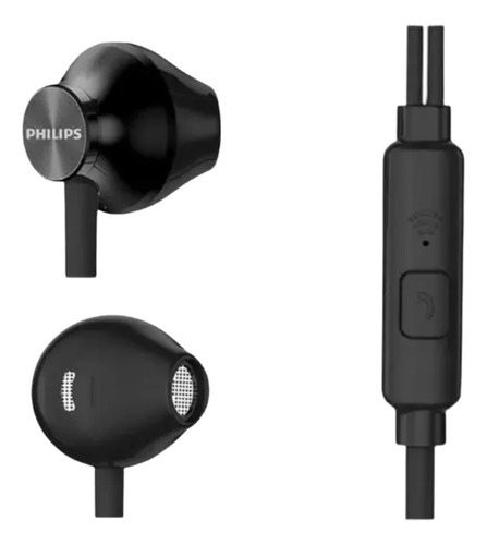 Fone De Ouvido Intra-auricular Philips Preto Taue101bk