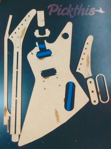 Plantilla Guitarra Explorer - Luthier - Mdf 6mm