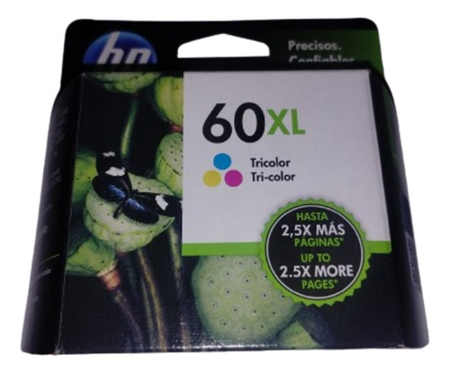 Cartucho Hp 60 Tri-color Xl Orginal