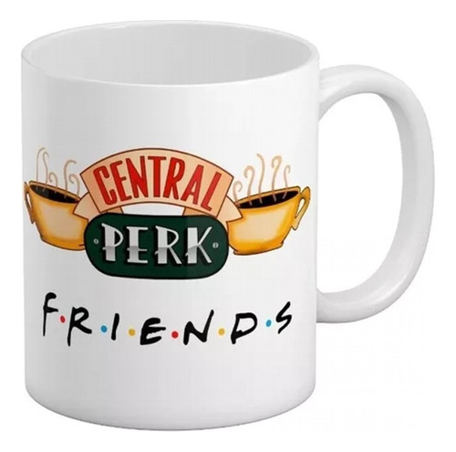 Tazón Taza Serie Tv Friends Café Central Perk Coffee 320ml 