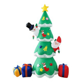 Navidad Decoración Árbol De Navidad Inflable Luz Muñeco 2,1