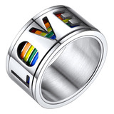 Faithheart Lgbt Pride - Anillos Para Ansiedad Con Diseo De A