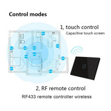 Interruptor Control Remoto Rf433 De Pared 3 Botones