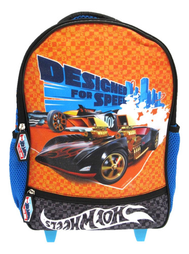 Mochila Con Ruedas Hot Wheels 14 