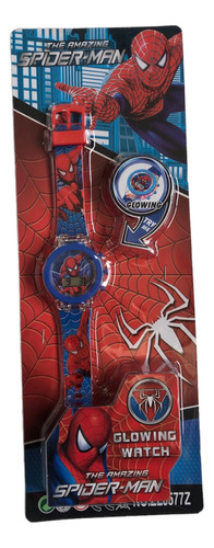 Reloj Hombre Araña Spiderman Con Luz Digital Infantil Niño 