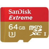 Tarjeta De Memoria Micro Sdxc Sandisk Uhs-i 64gb + Adapta...