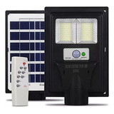 Luminária Pública Solar Refletor Led 50w Com Sensor Presença