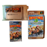 Donkey Kong Country 3 Japonés Con Caja Y Manual Snes Super F