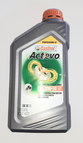 Aceite Mineral Castrol 20w50 Riccia Motos 