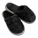 Pantufla Chinela Invierno Piel Lisa Bianca Secreta 22264