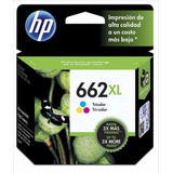 Tinta Hp 662 Xl Tricolor Original Cz105al Fuera De Fecha 8ml