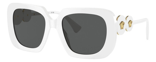 Versace Ve4434 314/87 Medusa Square Shape White