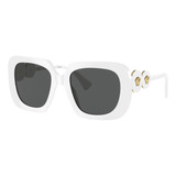 Versace Ve4434 314/87 Medusa Square Shape White