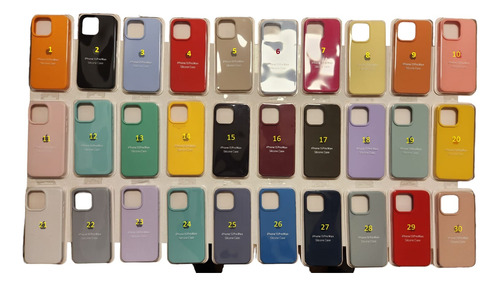 Funda Para iPhone 15 Pro Max Con Logo Y Felpa Varios Colores