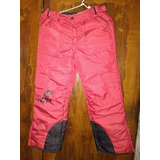 Pantalón Impermeable Talle 8 Rojo